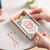 Personalised Couples 5th Wooden Anniversary Matchbox